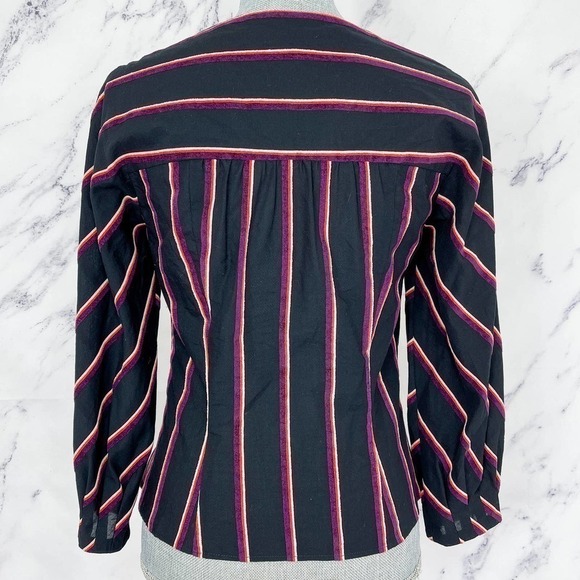 Intermix | Lexi Striped Top | Sz 4 - Picture 3 of 11
